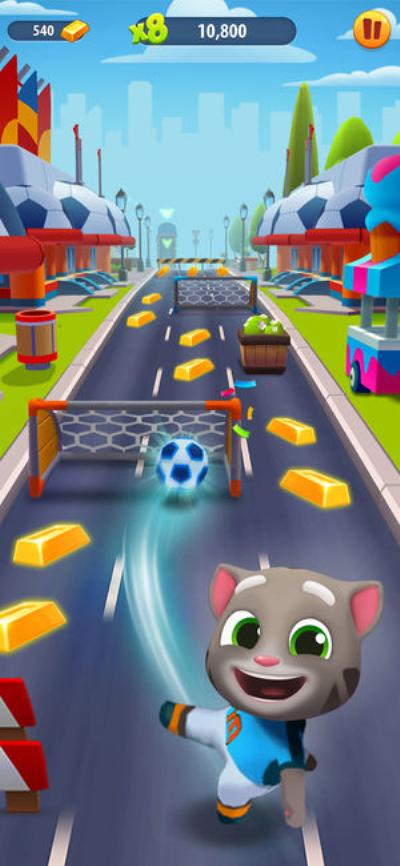 汤姆猫快跑破解版无限金币钻石