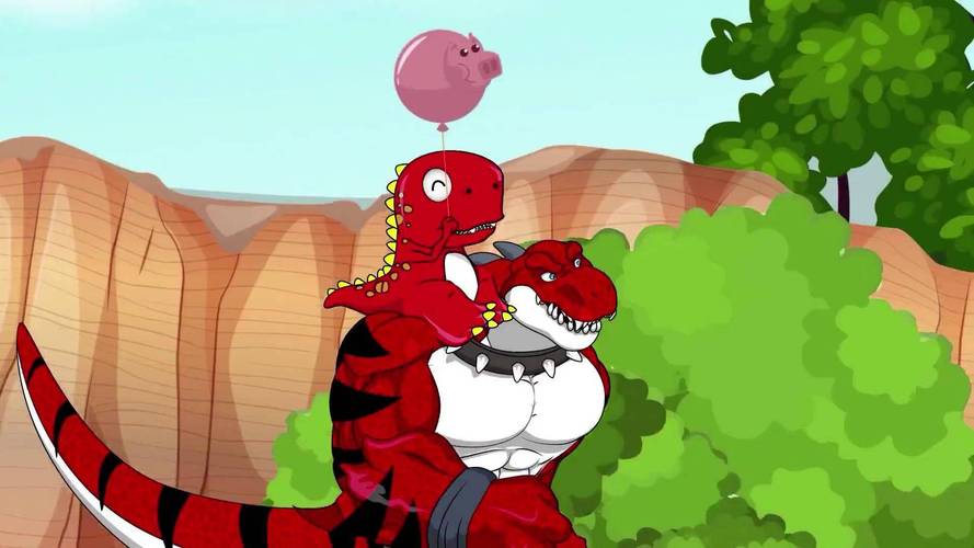 红色的霸王龙汉化版