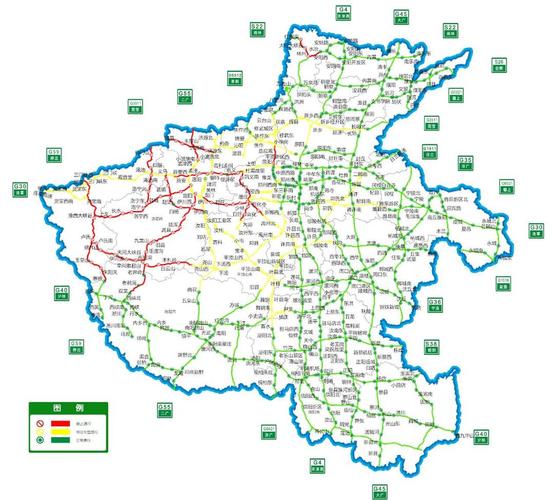 河南交通地图