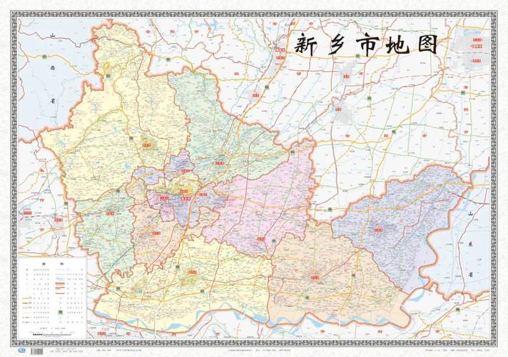 河南省新乡市地图
